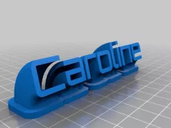 My Customized Sweeping name plate