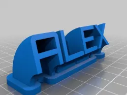 My Customized Sweeping name plate-Alex