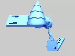 New style strapped to a Mount