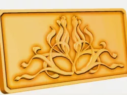 Ornamental Plaque - Aesthetic Lorentz Force Curves