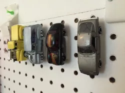 Pegboard hotwheels holder Peg board hot wheels diecast matchbox