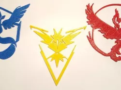 Pokemon Go Team Decals and Badges