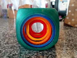 Print in Place / Snap in Place Gyro Cube