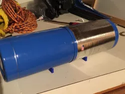 Propane tank anti-roll stand