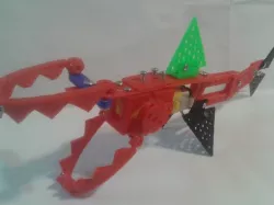 Robo SHARK - Motorized Meccano Lego Compatible