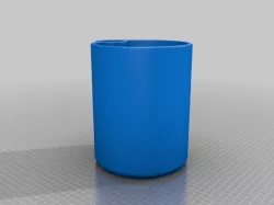 Self Watering Planter with overflow (One part print - Scalable)