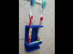 Toothbrush and Toothpaste Holder