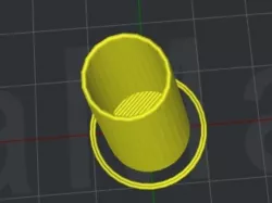 Truncated cone vase