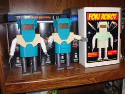 vintage walking robot 3d printed Foki robot