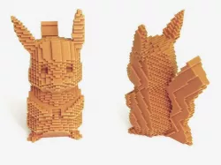 Voxel Pikachu