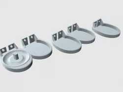 Wall mount for Oral B electric toothbrush - Remixed