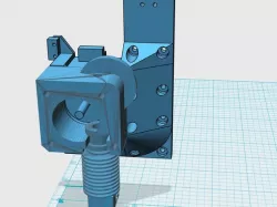 Wanaho i3/Maker Select/Coccon Creat Titan Extruder mounting plate version 2