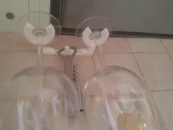 Wine Glass Holder - Crab Design - One Piece