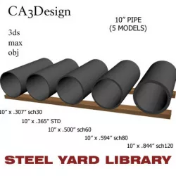 10in Pipe 3D model