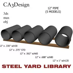 12in Pipe 3D model