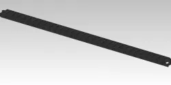 18 x 37mm Plastic Cable Drag Chain Wire Carrier Black