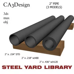 2in Pipe 3D model