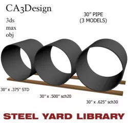 30in Pipe 3D model