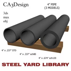 4in Pipe 3D model