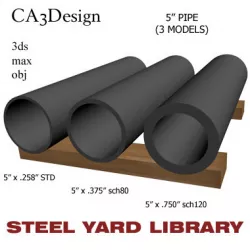 5in Pipe 3D model