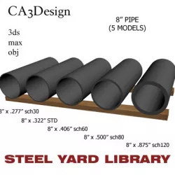8in Pipe 3D model