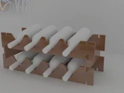 A simple wine rack