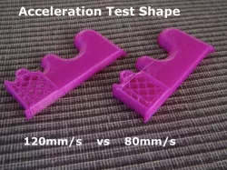 Acceleration Test Shape - Print Aid