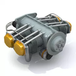 Aircraft Engine 3D model