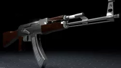 AK47 weapon 3D model