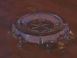 Ashtray cigarettes mental ray