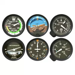 Aviation Instruments Six Pack 3D model