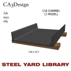 C18 Channel 3D model