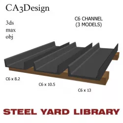 C6 Channel 3D model