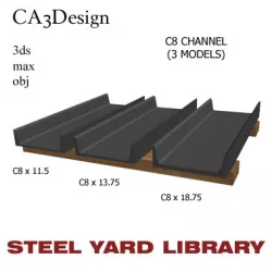 C8 Channel 3D model