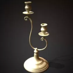 Candlestick Holder Curle
