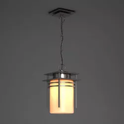 Ceiling Wired Lamp In Cylinder Shape 3D model