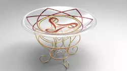 Celtic glasstop table