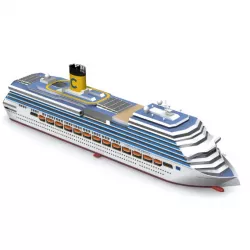 Costa Concordia 3D model