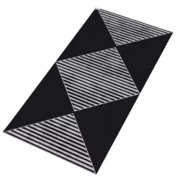 Diamond Striped Monochrome Carpet 3D model