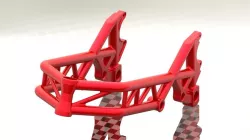 Ducati style frame project