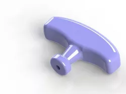 Ergonomic Lawnmower pull cord handle
