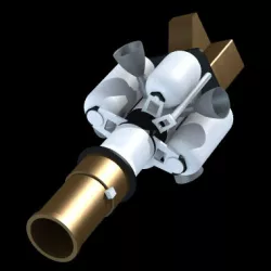Exo-atmospheric Kill Vehicle EKV 3D model