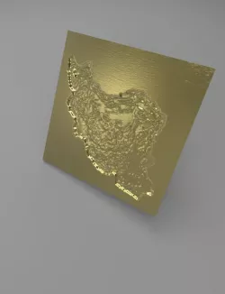 Experiments with Relief Maps - Iran - Persian