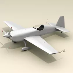Extra 330SC Racing Plane 3D model