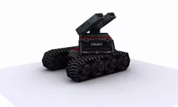 Future tank-package Low-poly  3D model