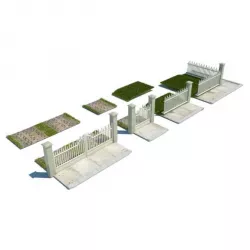 Gate And Fence Samples 3D model