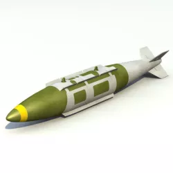 GBU-31 Mk 84 JDAM Bomb 3D model