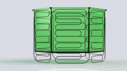 glass and wire planter