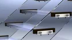 Glass stairs