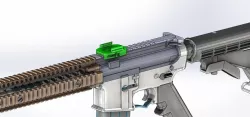 Gopro quick release for weaver rail